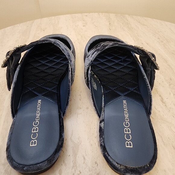 BCBGeneration Womens Hope Squ Naval Blue Velvet from Macy’s - c019 - Picture 5 of 9